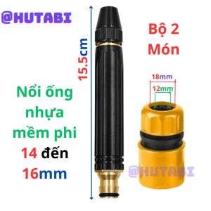 Đầu Vòi Kim Loại Nhôm Tăng Áp Rửa Xe Tưởi Cây Vệ Sinh Nhà Cữa Có Thế Điều Chính Nhiều Chế Độ