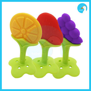 BebeCare! Full Silicone BabyTeether with stand Fruit Design BT0021