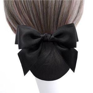Penutup Sanggul Reben Bowknot Hair Net Bag Ribbon Headdress Hair Pin Female Women Fashion