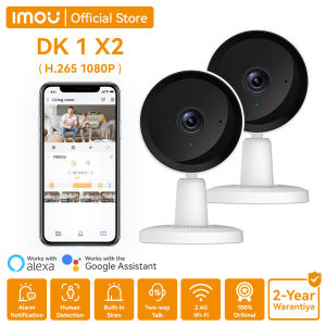 IMOU DK1 ×2PCS Indoor Security Camera CCTV Camera Baby Pet Monitor / 2-Way Audio | 2-Year Warranty