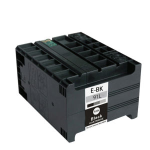 Compatible ICBK91L T91L Black Ink Cartridge Replacement for Epson PX-K701 PX-K701C3 PX-K751F PX-K751FC3 Printers 205ML High Yield