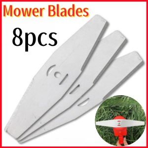 8pcs Grass Cuter Blade Grass Cutter Head Grass Cutter Plate 3 Hole Alloy Blade Grass Cutter 6 Inch 150mm Lawn Mower Grass Cutter Accessories Trimmer Head Replacement Saw Blades Lawn Mower Fittings Lawn Mower Saw Blade