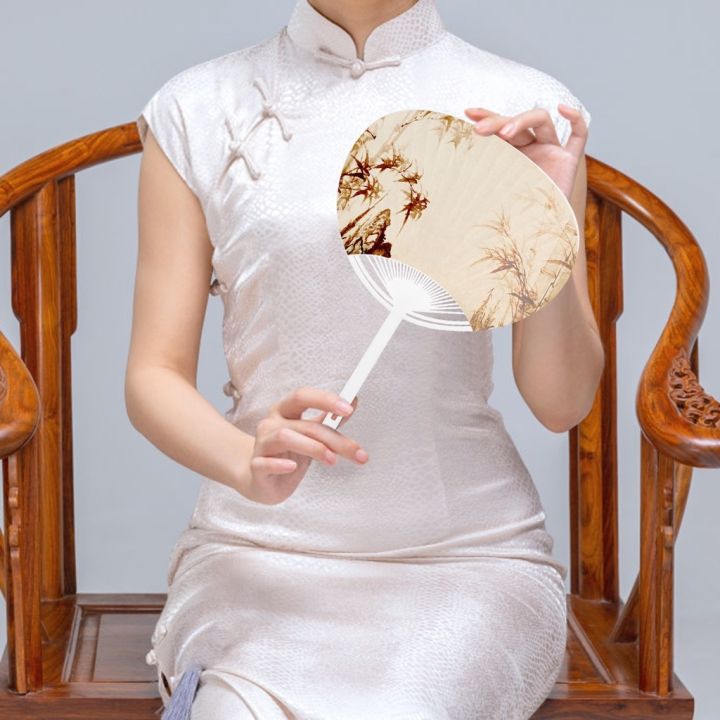 10pcs%20Japanese%20Fan%20Uchiwa%20DIY%20Kit%20Hand-held%20Fan%20Framework%20for%20DIY%20Crafts%20(White)%20-%20Image%206