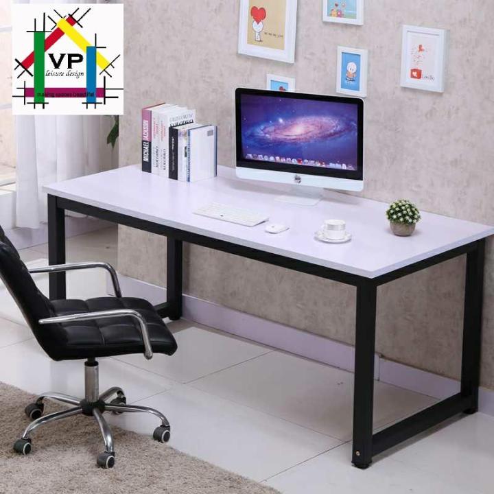 VP LEISURE DESIGN: Modern simple study table( 140cm x 70cm