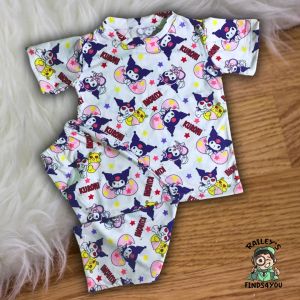 Kuromi Terno Pajama - Kids to Adult