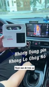 Bơm Lốp Xe Ô Tô TOYOTA Điện Tử Tự NgắtTự Động Thiết Kế Nhỏ Gọn Tiện Dụng