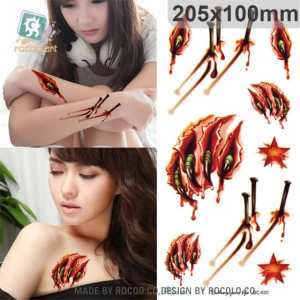 Tato Temporer Tattoo Tatto Temporary Tahan Air Sementara Anti Air Seri QC-620