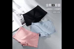 3 PCS Set Cotton Panty Women Boxers Boy Leg Panty Plus Size Safety Boxer Shorts Boyleg Shorts Seamless Boylegs Lingerie Underwear Panty