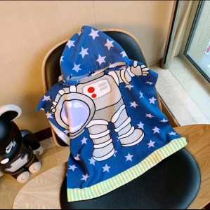 Baju Handuk Mandi Anak Karakter | Handuk Ponco Hoodie Anak Import | Handuk Anak Lucu Gemesin