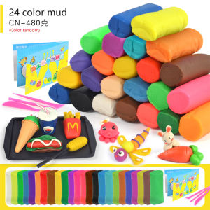 Pretend Kitchen Playset Color Mud Play Doh Set Playdough Set for Kids Plasticine Slime Set Food Toy