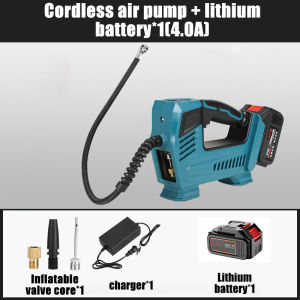 Portable Wireless Car Air Pump Compressor Accessories LCD Display Inflatable Pump Can be used to inflate car tires