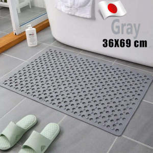 Bathroom Floor Anti Slip Mat Double-sided Bath Mat Strong Suction Cup Elegant Safety and Anti-fall Bathroom Accessorie