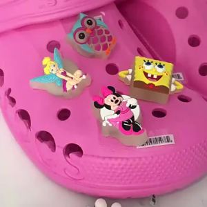 cross Đèn LED Nhấp Nháy Hình Hoa Thời Trang Cho Giày Dép chamr dép crocs
