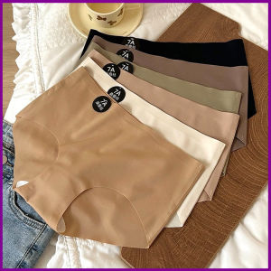 5pcs/set 7A Mulberry Silk Seamless Panties Middle Waist Breathable Yoga Fitness Panties Underwear 99%抑菌 无痕内裤