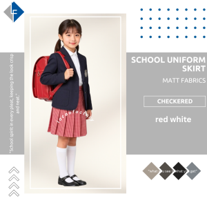 2026 Lacaofactory School Uniform for Girls Skirt Checkered