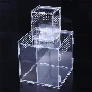 [COD] ZNPNXN กล่องเพาะพันธุ์สัตว์เลื้อยคลานใสทำจากอะคริลิค กล่องที่อยู่อาศัยสัตว์เลี้ยงกิ้งก่าแมงมุมแมงป่อง