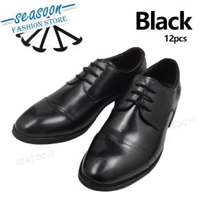 12Pcs No Tie Elastic Silicone Shoelaces for leather shoes sport running shoes lazy shoelace