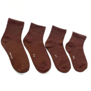 ถุงเท้านักเรียนสีน้ำตาลผ้าอย่างดีมีครบไซส์ 1แพ็คมี 12คู่ 4-6 5-7 7-9 freesize พร้อมส่งค่ะ ถุงเท้านักเรียน