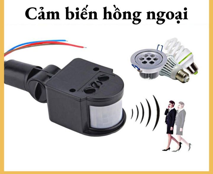 Đèn Cảm Ứng, Chuông Báo Chống Trộm Cảm Ứng Nhiệt Đột Phá Mới, Cảm Biến Hồng Ngoại Ngoài Trời Chống Trộm Đa Năng, Thiết Kế Đơn Giản, Cảm Biến Nhạy, Khoảng Cách Hoạt Động Hiệu Quả Từ 3-10m - Top 10 Cảm Biến Chống Trộm Bán Chạy