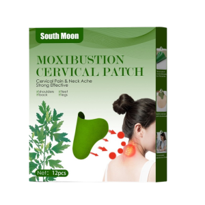 TOP SELLER HERBAL WARMING CERVICAL PATCH | Effective Neck Shoulder Back Pain Patch 12 PCS Strong Relief Application | Hot Compress Patch Wormwood Neck Reliever Detox Patch
