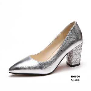 Sepatu Heels Shallow Glitters H6660