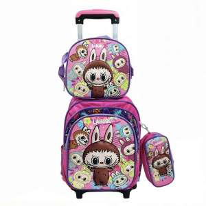 3in1 New 16 inches kids trolley backpack School Bag Good Quality Good For Grade School L42*32*15 CM