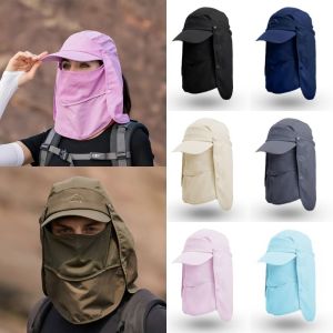 COOLSOOL Khô nhanh Mũ bóng chày bảo vệ mùa hè Thoáng khí Có thể tháo rời Mũ chống tia UV Ngoài trời Bảo vệ khuôn Mũ chống nắng đi câu cá