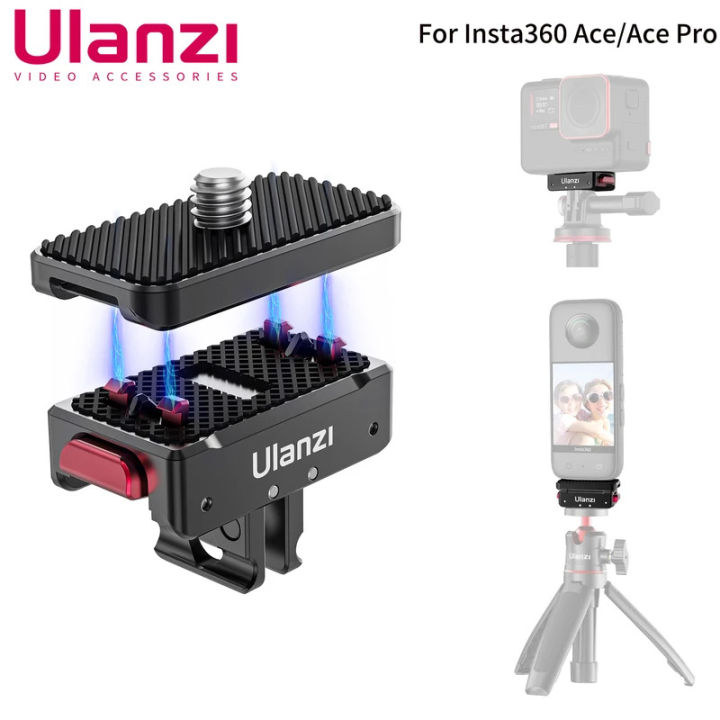 Ulanzi IN01 IN03 Magnetic Quick Release Mount Kit for Insta360 X4