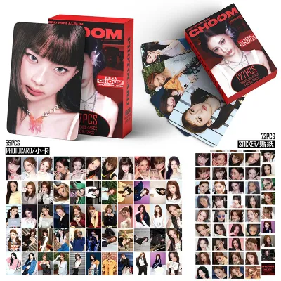 127pcs/box BABYMONSTER Photocard CHOOM Album LOMO Card Sticker KPOP AHYEON ASA RUKA RORA PHARITA CHIQUITA Collection Card