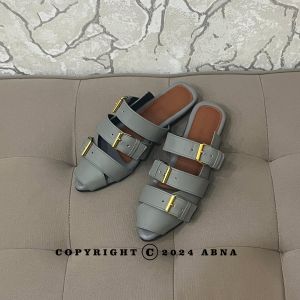 Abna - Sandal Wanita Slip On Mules Heels 2 Cm Tali wanita kekinian Abna Agnes AG038 Shoes Sendal Cewek
