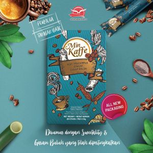 MINKAFFE BAMBOO SALT ORIGINAL WITH QR CODE MIN KAFFE ENHANCED FORMULA BARU (kopi garam buluh baru)