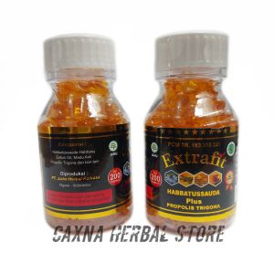 Habbatussauda Oil Extrafit Plus Propolis Trigona - 200 kapsul