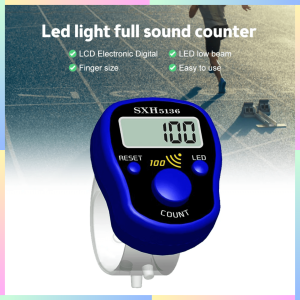 FAST DELIVERY UXCELL Tasbih Cincin Digital LED Mini Finger Counter LCD Display