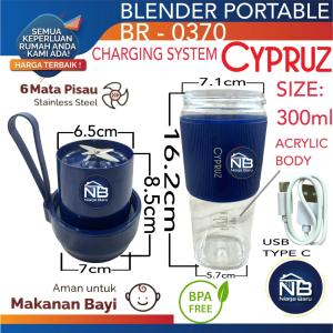 Cypruz Blender Portable USB Mini Juicer