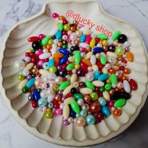 mutiara ringan mix campur mutiara padi per 10 gram