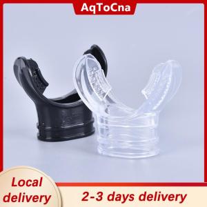 [COD] AqToCna Ship within 24 hours Dive Tube Snorkel Underwater Diving Snorkel Mouthpiece Regulator Accessories