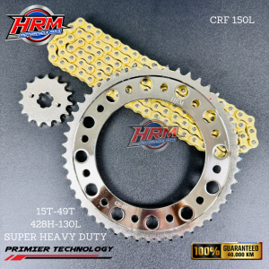 GEAR SET GIR SET RACING CRF150L CRF 150L 49T SILVER GOLD