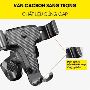 GIÁ ĐỠ ĐIỆN THOẠI V8 KẸP CỬA GIÓ ĐIỀU HÒA TRÊN XE Ô TÔ XOAY 360 ĐỘ - CHẤT LIỆU NHỰA ABS CAO CẤP
