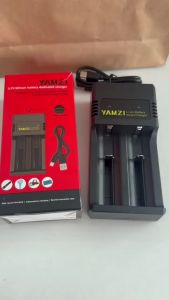 GTF 3.7V 18650 19800mAh Li-ion Rechargeable Battery with YAMZI 2-Slot Smart Portable USB Charger