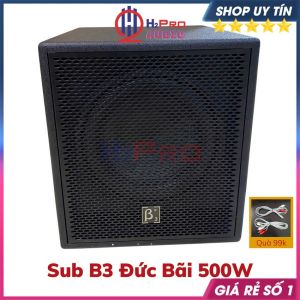 Loa Siêu Trầm Bass 30 B3 500W Đức Bãi Cao Cấp (Tặng Dây AV) Loa Sub Điện Nguồn Xuyến Bass 30 Karaoke Gia Đình - H2pro