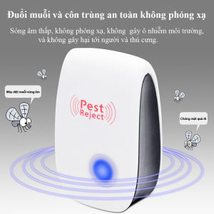 Máy đuổi muỗi chuột dán kiến các loại có cánh bằng sóng âm an toàn sử dụng - Thiết bị xua đuổi côn trùng. Bảo hành 6 tháng 7 ngày lỗi đổi mới