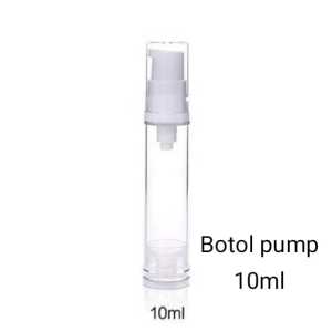 UNIK BOTOL AIRLESS bening botol vacuum serum lotion botol refill botol toner botol cream botol essence face mist 10 ml B027