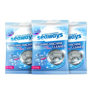 Seaways ✨ผงล้างถังเครื่องซักผ้า ผงขจัดตะกรัน ล้างถังซักเครื่องซักผ้าต้านเชื้อแบคทีเรีย ผงขจัดตะกรัน 125g