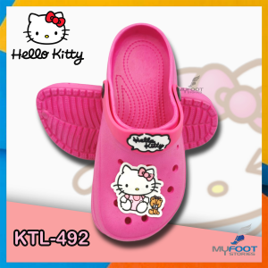 Hello Kitty รองเท้าหัวโต ลายคิตตี้ รุ่น KTL-492 รองเท้าแตะ ใส่ในบ้าน รุ่นเบาใส่สบายเท้า