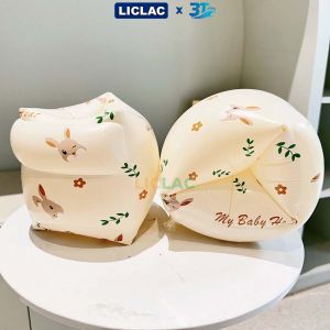 Phao tay tập bơi trẻ em họa tiết gấu thỏ trắng chất liệu dày dặn - Phao đeo tay hỗ trợ tập bơi