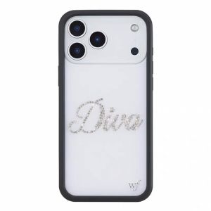 Wildflower Frankies Bikinis Rhinestone Diva wf Case For iPhone 17 17Pro Air 16 15 14 Plus 11 12 13 Pro Max Shockproof Casing Back Cover