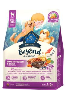 【1kg】Buzz Beyond อาหารสุนัข เกรดพรีเมียม บัซซ์ บียอนด์ กลูเตนฟรี ไม่เค็ม บำรุงสุขภาพ