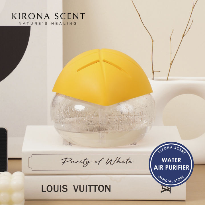 Water Air Purifier Revitalizer (Yellow). Home Fragrance Air Cleaner and