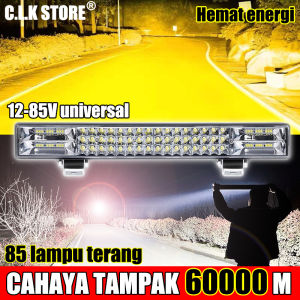 Dapat menerangi 60000m  Tembak Offroad LED 12v-85v 360W Hemat energi 85 lampu terang lampu kuning dan lampu putih Lampu sorot sepeda motor mobil berkendara di luar ruangan tahan air tahan guncangan(Lampu Tembak Sorot LED Lampu LED Bar Tembak Lampu Spot)
