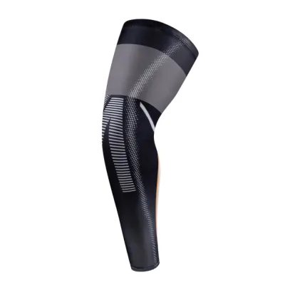 MUSCLEX Black Grey Purple Sports Knee Pads Compression Elastic Compression Knee Brace Weft Knitted Fabric Fitness Equipment Outdoor